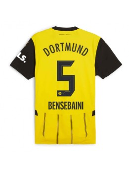 Borussia Dortmund Ramy Bensebaini #5 Domaci Dres 2024-25 Kratak Rukavima